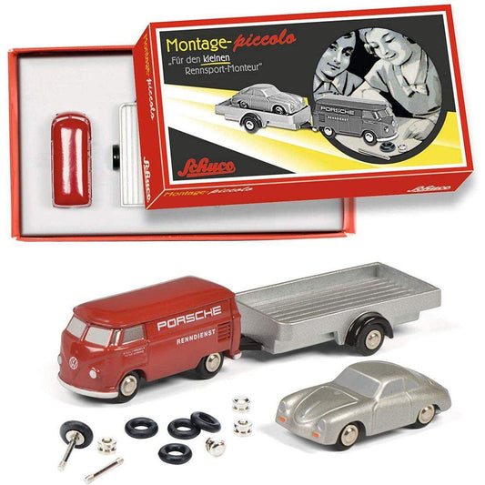 Schuco Piccolo Montagekoffer PORSCHE RENNDIENST