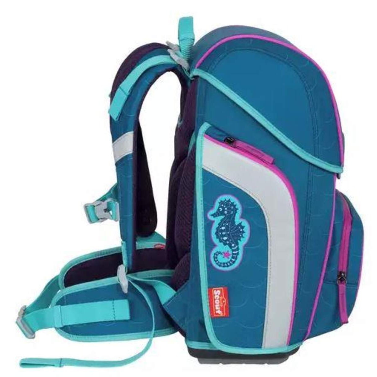 Scout Schulranzenset Genius Mermaid, 4-teilig