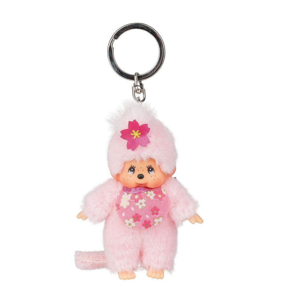 Sekiguchi Anhänger Monchhichi Kirschblüte, 10 cm, pink
