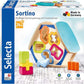 Selecta Sortino, Sortierbox aus Holz, 16 cm, Mehrfarbig