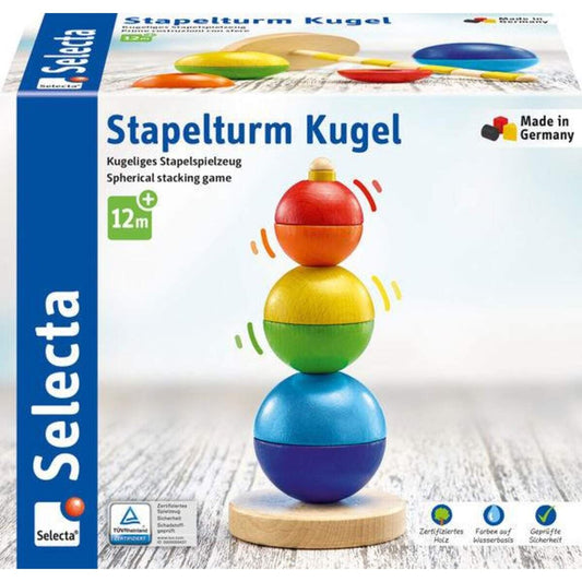 Selecta Stapelturm, Kugel, 16 cm