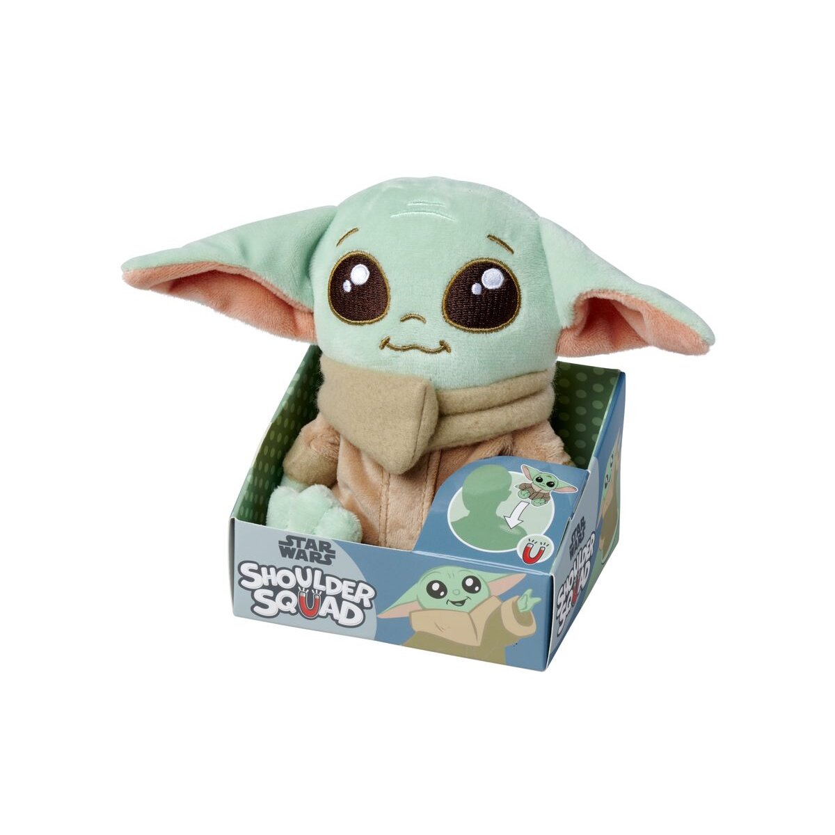 Simba Disney Grogu Schulterplüsch, 12 cm