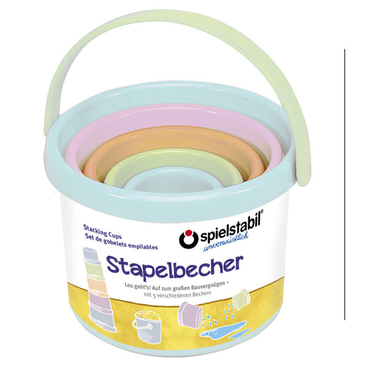 spielstabil Stapelbecher-Set pastell 5-teilig, 1 Stück