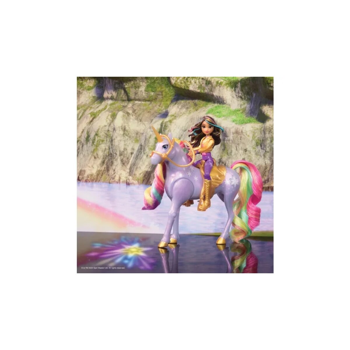 Spin Master Unicorn Academy Licht-Magie Wildstar und Sophia, 12 cm