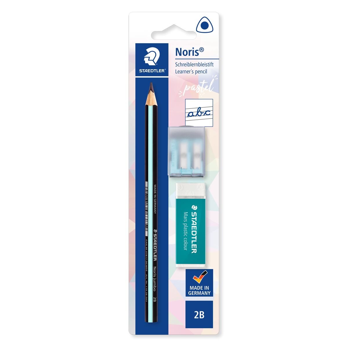 STAEDTLER® Bleistiftset jumbo Pastell FSC 100%, 1 Packung, 3-fach sortiert