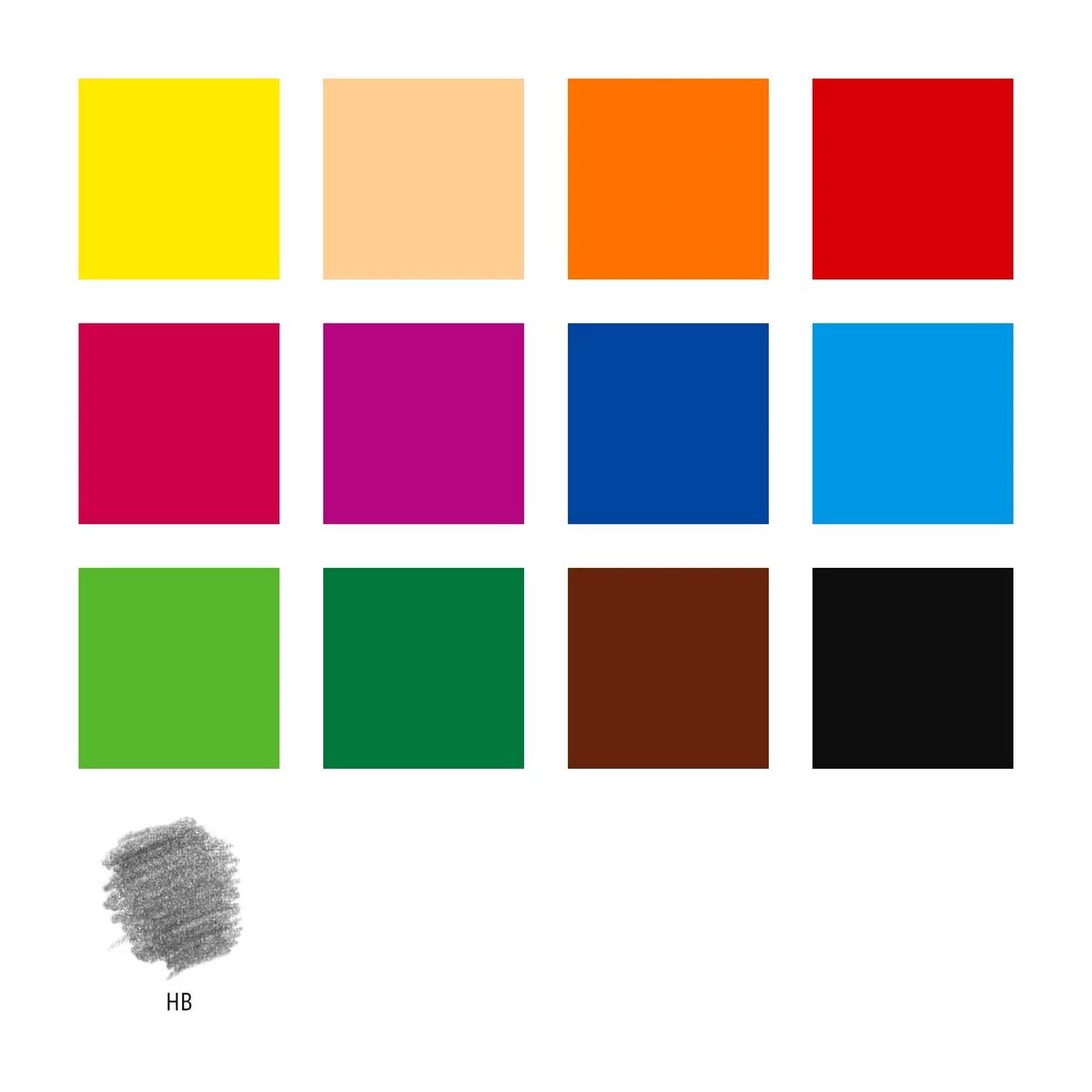 STAEDTLER® Noris® colour 185 Kartonetui mit 12 Buntstiften in sortierten Farben und 1 Bleistift
