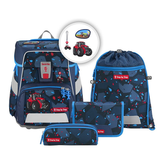 Step by Step SPACE Schulranzen-Set "Tractor Freddy", 5-teilig