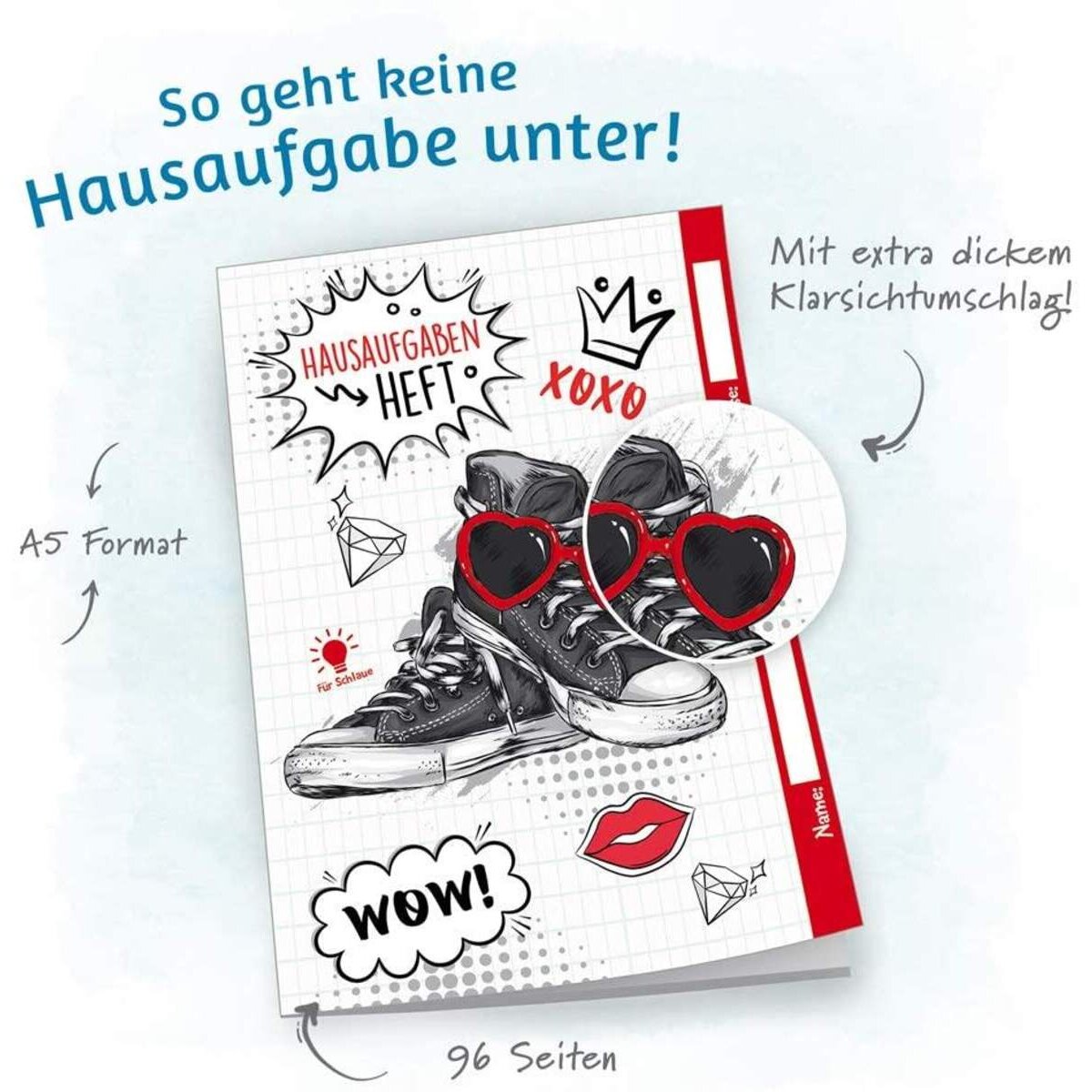 Trötsch Hausaufgabenheft für Schlaue, DIN A5