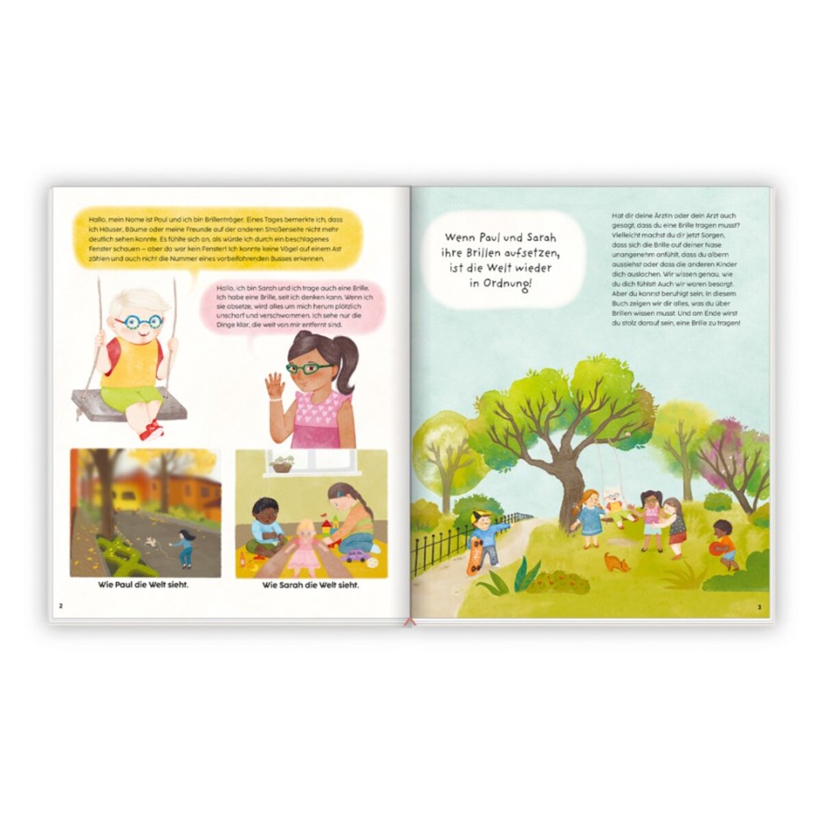 Trötsch Kinderbuch "Hurra, ich trage eine Brille"