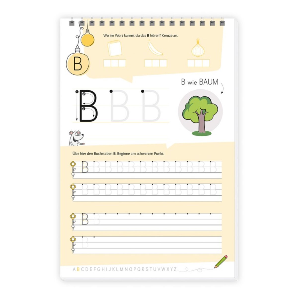 Trötsch Spurillenblock Großbuchstaben