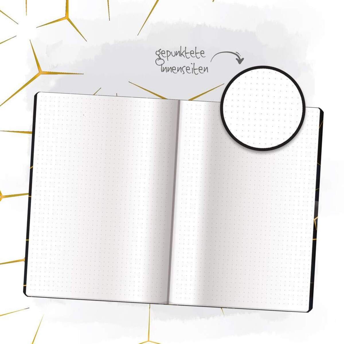 Trötsch Tagebuch mit Zahlenschloss Reflections