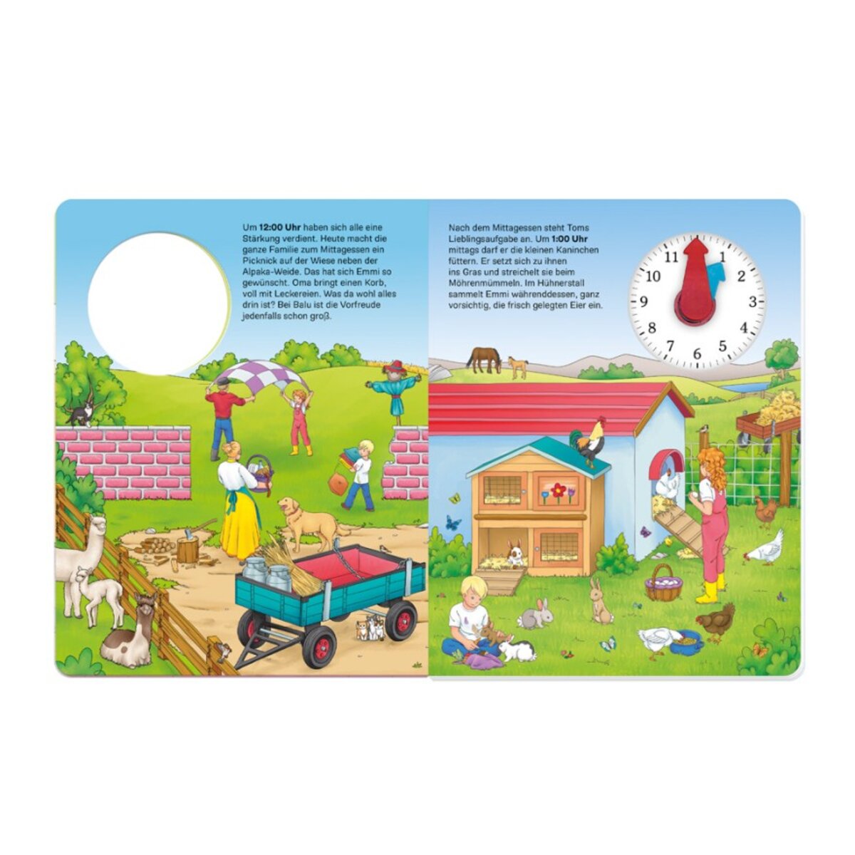 Trötsch Uhrenbuch "Bauernhof"