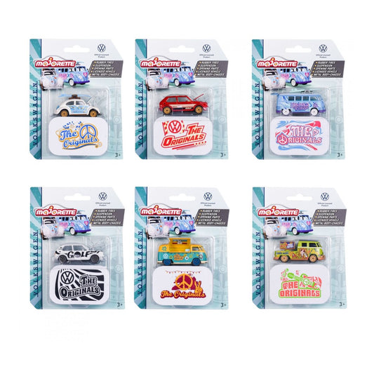 Majorette VW The Originals Deluxe Cars, 1 Stück, 6-fach sortiert