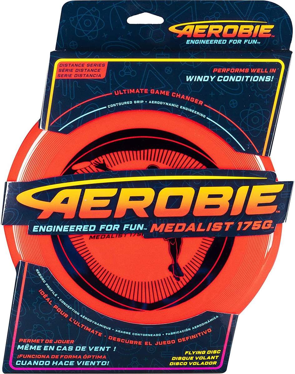 Aerobie Medalist Red, rotes Profi-Frisbee mit Durchmesser 27cm