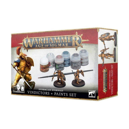 Age of Sigmar Stormcast Eternals Vindictors + Paint Set (60-10)
