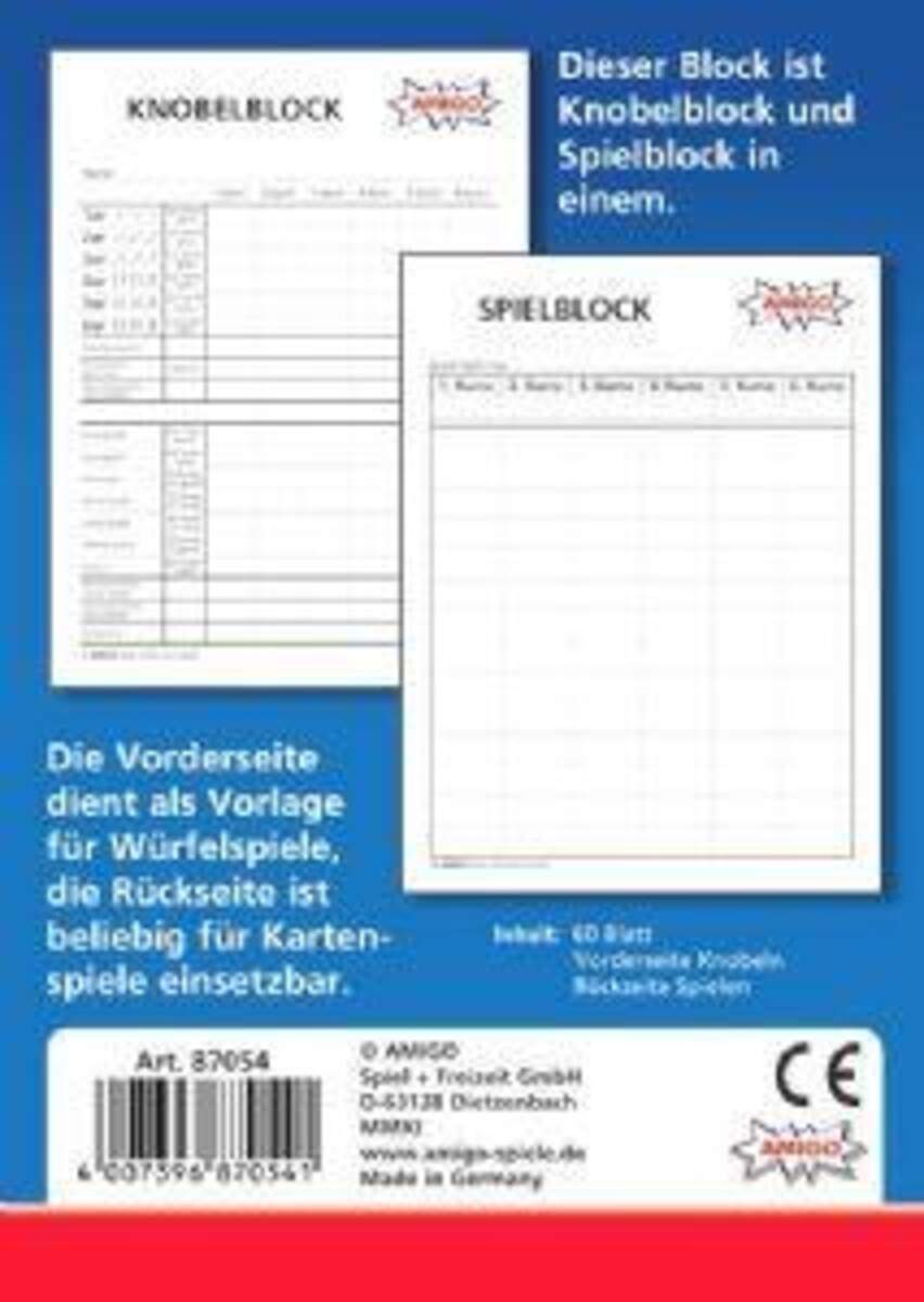 AMIGO Spiel- & Knobelblock