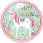 amscan Folienballon Holografisch Magical Unicorn Happy Birthday, sortiert