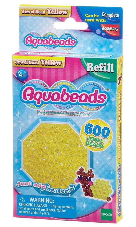 Aquabeads Gelbe Glitzerperlen, 600 Stück