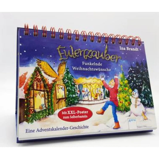 Arena Eulenzauber Funkelnde Weihnachtswünsche Eine Adventskalender Geschichte mit XXL Poster