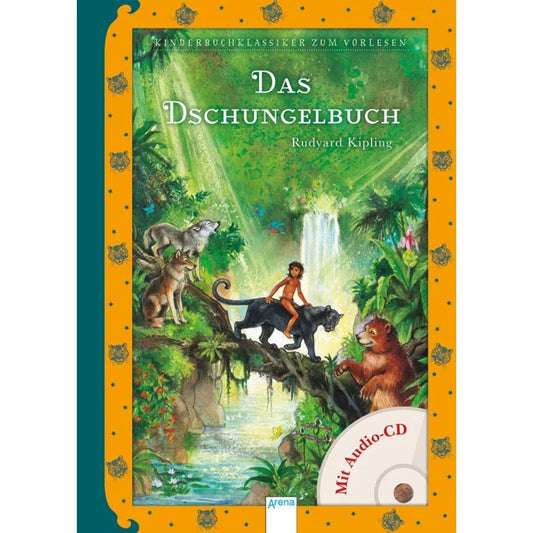 Arena Kipling, Klassik.Vorlesen - Das Dschungelbuch mit CD