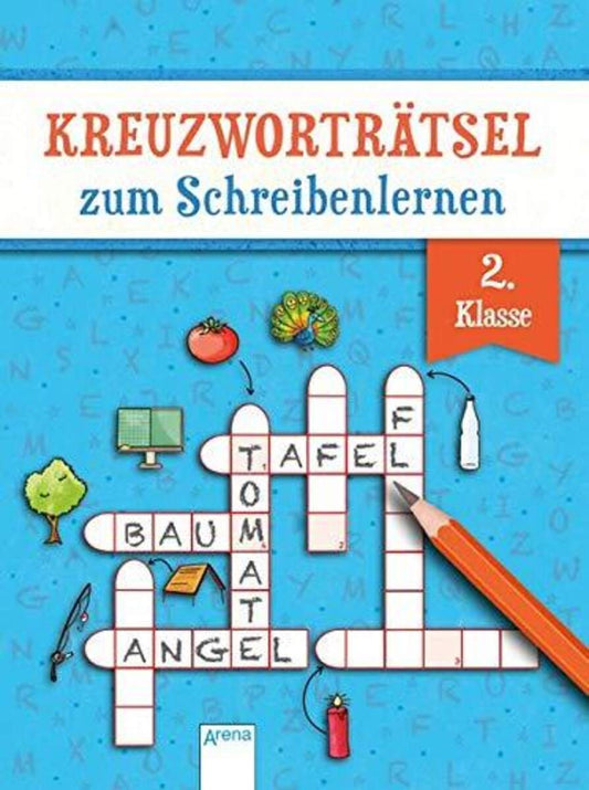 Arena Kreuzworträtsel zum Schreibenlernen. 2. Klasse