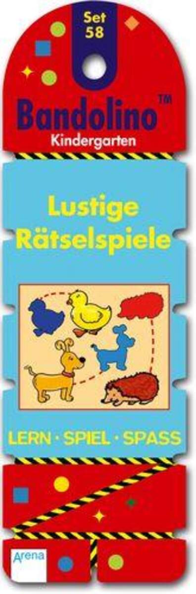 Arena Lustige Rätselspiele - Bandolino Set 58
