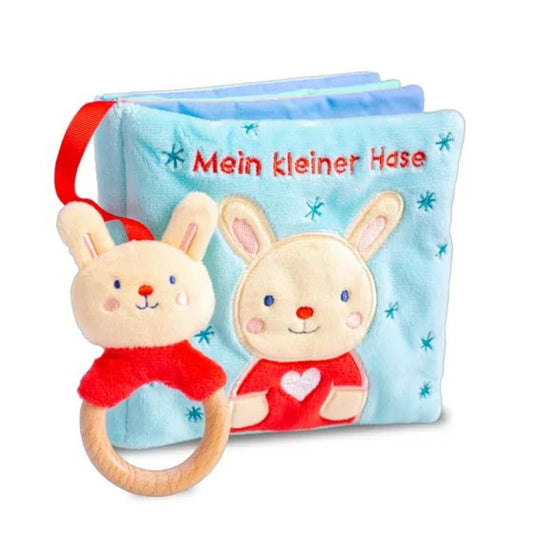 Arena Mein liebstes Kuschelbuch mit echtem Holzbeißring. Mein kleiner Hase