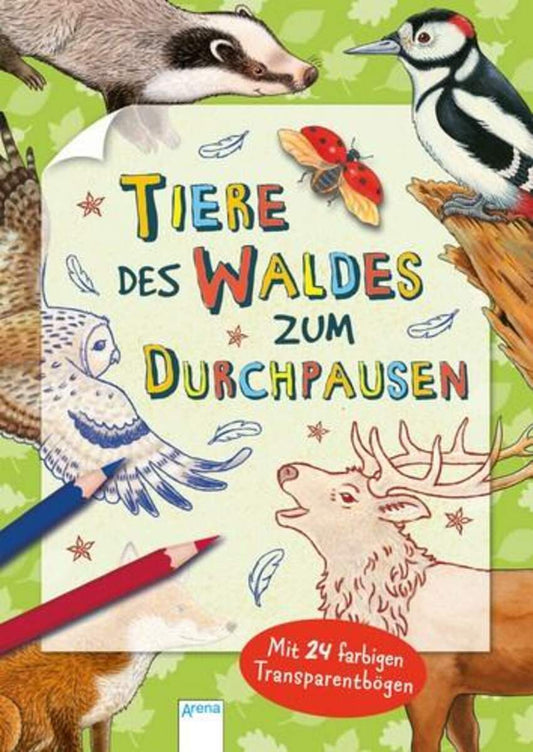 Arena Tiere des Waldes zum Durchpausen