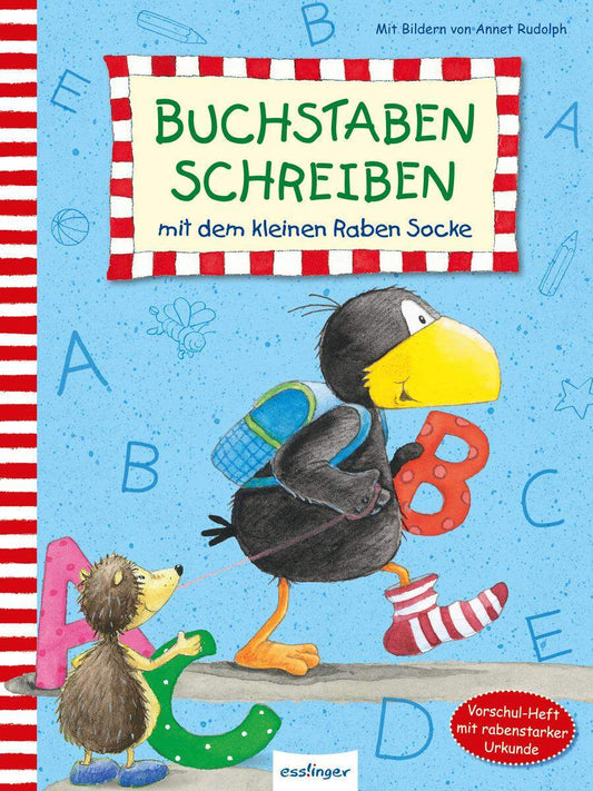 ars Edition Buchstaben schreiben mit dem kleinen Raben Socke
