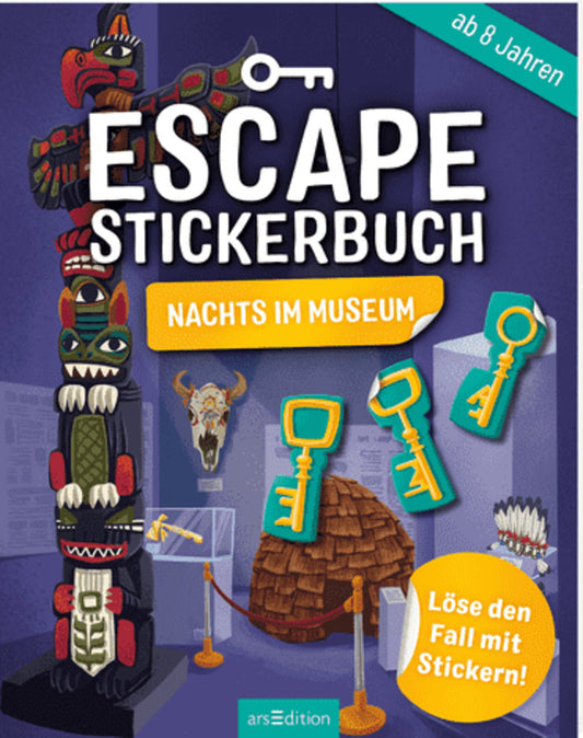 ars Edition Escape-Stickerbuch – Nachts im Museum