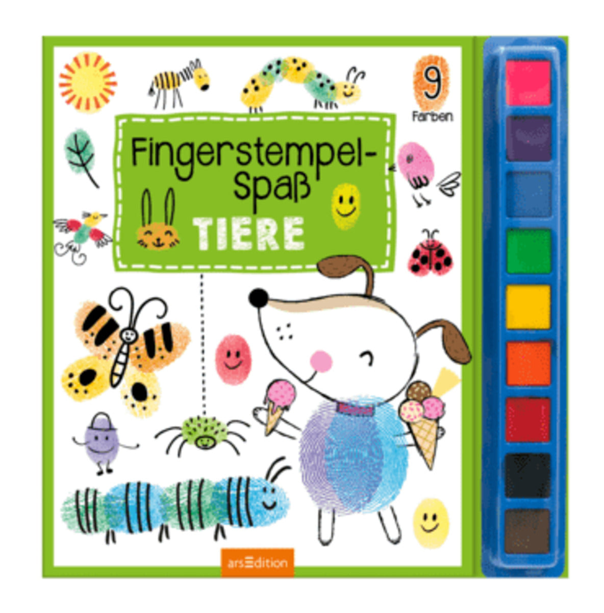 ars Edition Fingerstempel Spaß Tiere