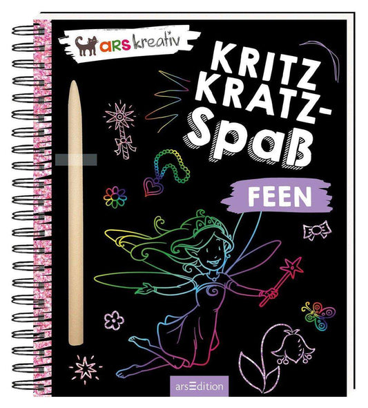 ars Edition Kritzkratz Spaß: Feen