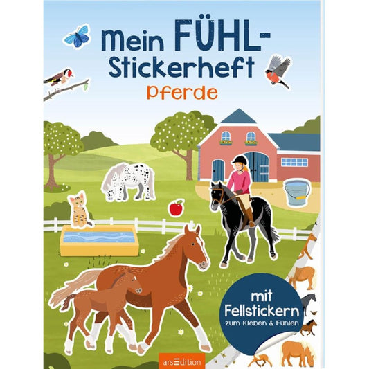 ars Edition Mein Fühl-Stickerheft – Pferde