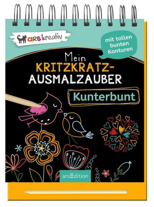 ars Edition Mein Kritzkratz Ausmalzauber Kunterbunt