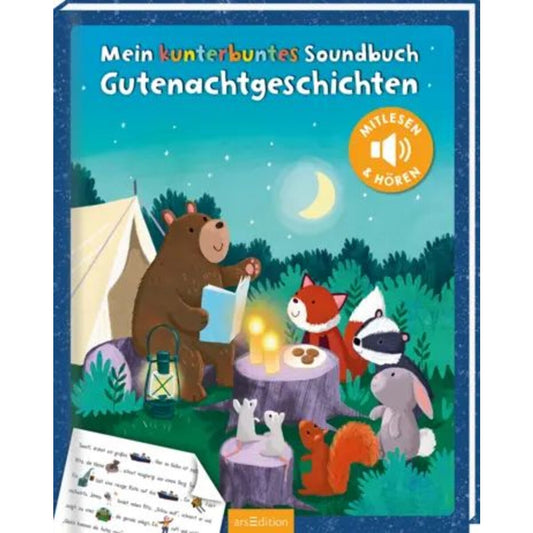 ars Edition Mein kunterbuntes Soundbuch: Gutenachtgeschichten