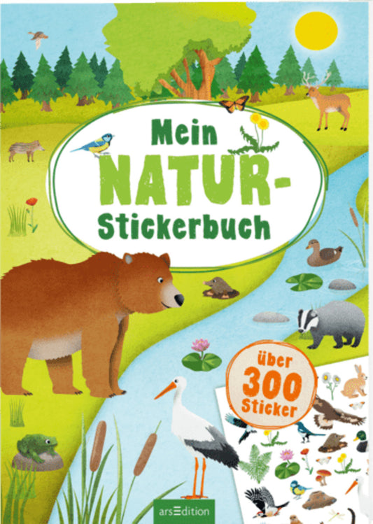 ars Edition Mein Natur Stickerbuch Mit über 300 Stickern