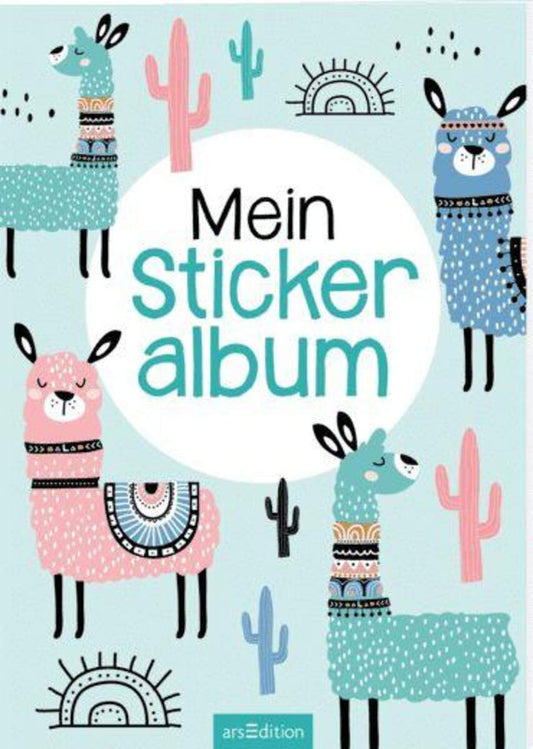 ars Edition Mein Stickeralbum Lamas