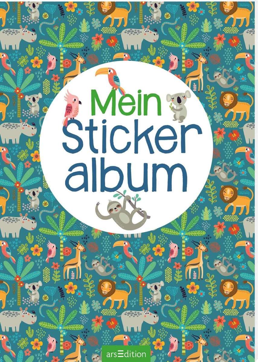 ars Edition Stickeralbum Dschungel