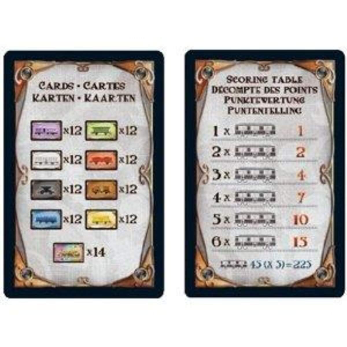 Asmodee Days of Wonder Zug um Zug, Spiel des Jahres 2004