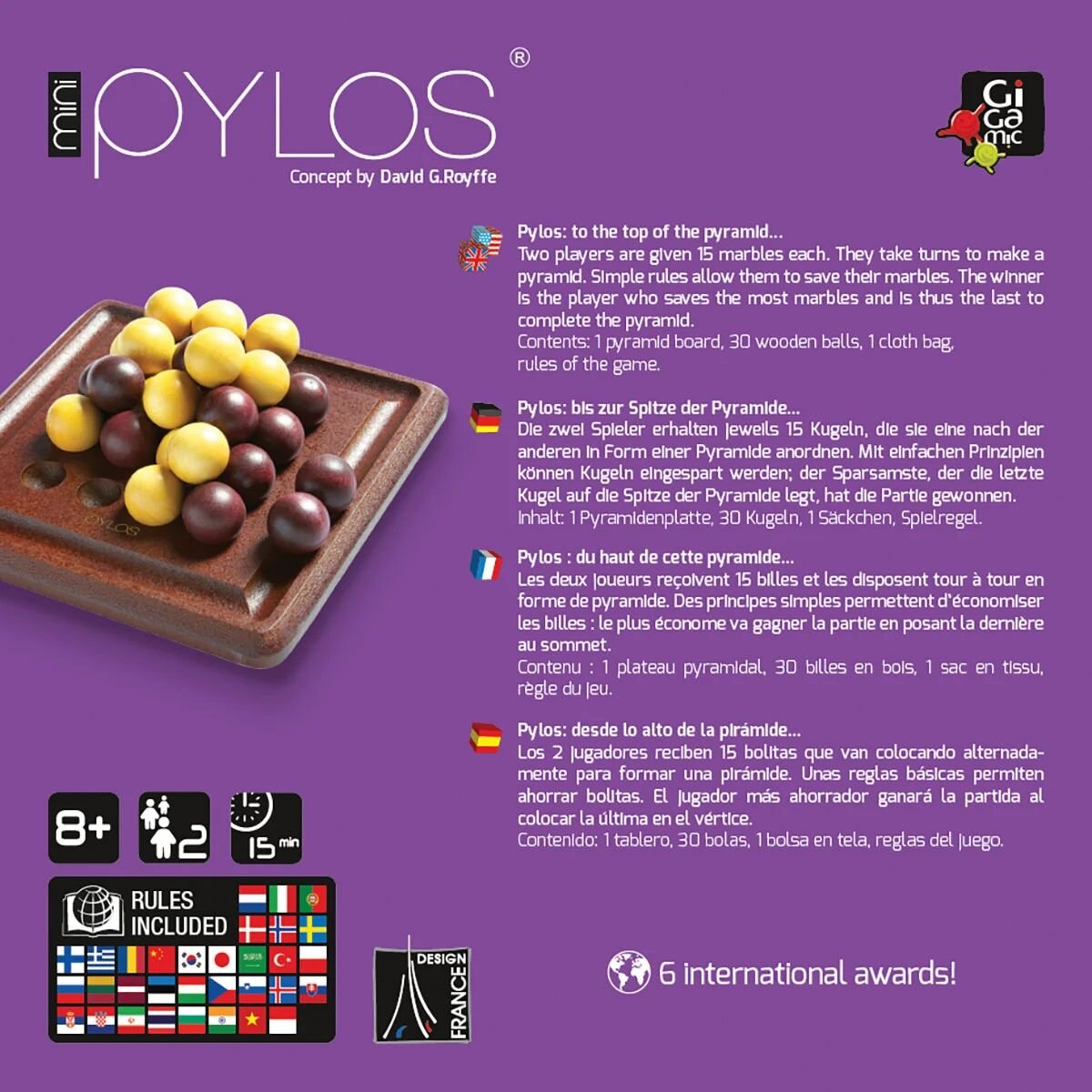 Asmodee Gigamic Pylos Mini