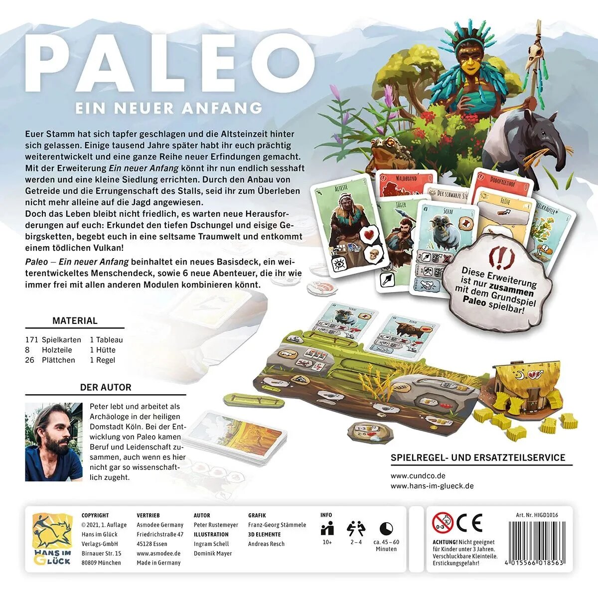 Asmodee Hans im Glück Paleo - Ein neuer Anfang [Erweiterung]