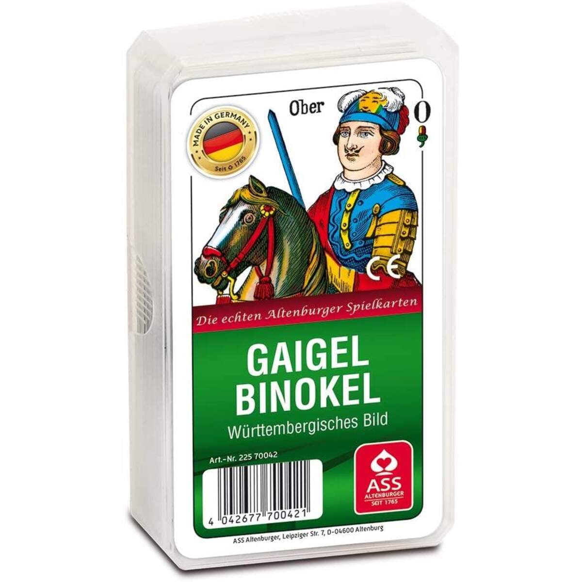 ASS Altenburger Gaigel/Binockel - Württembergisches Bild, Kartenspiel