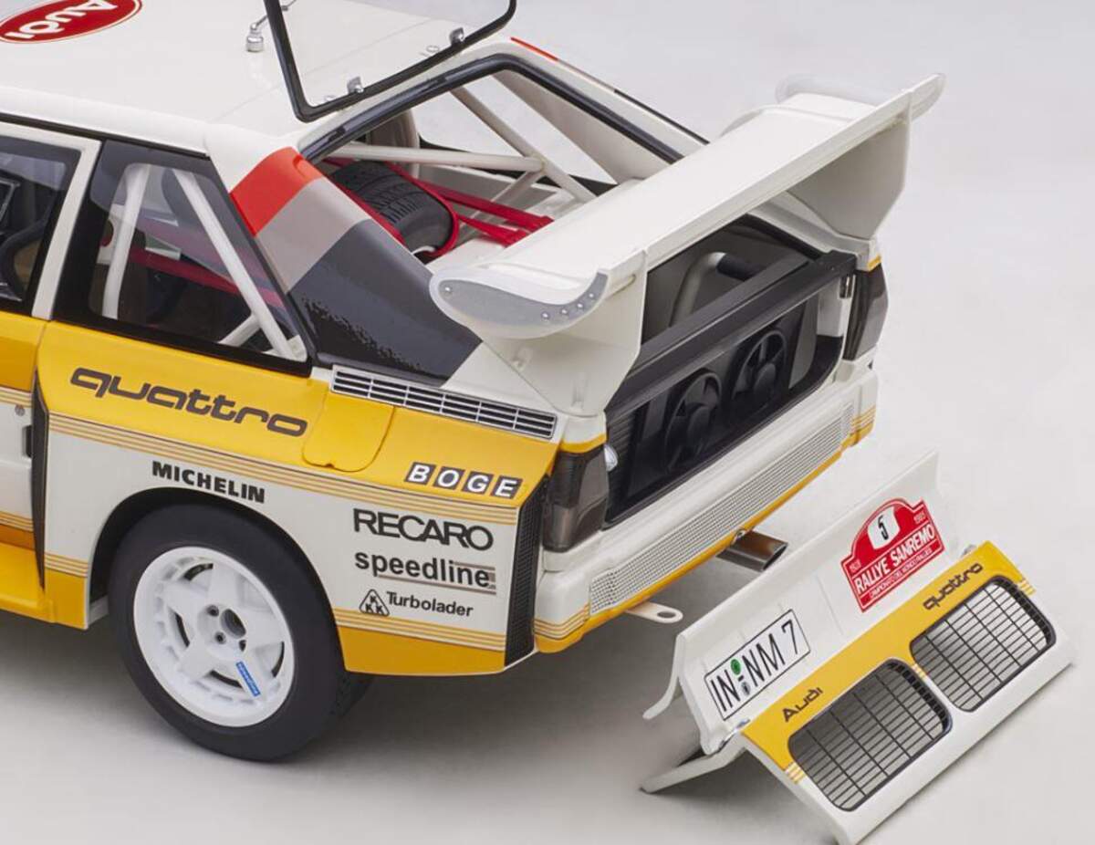 AUTOart Audi Sport Quattro S1 Rally San Remo 1985 #5