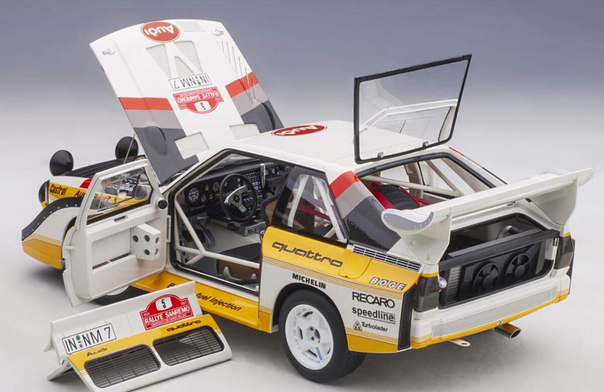 AUTOart Audi Sport Quattro S1 Rally San Remo 1985 #5