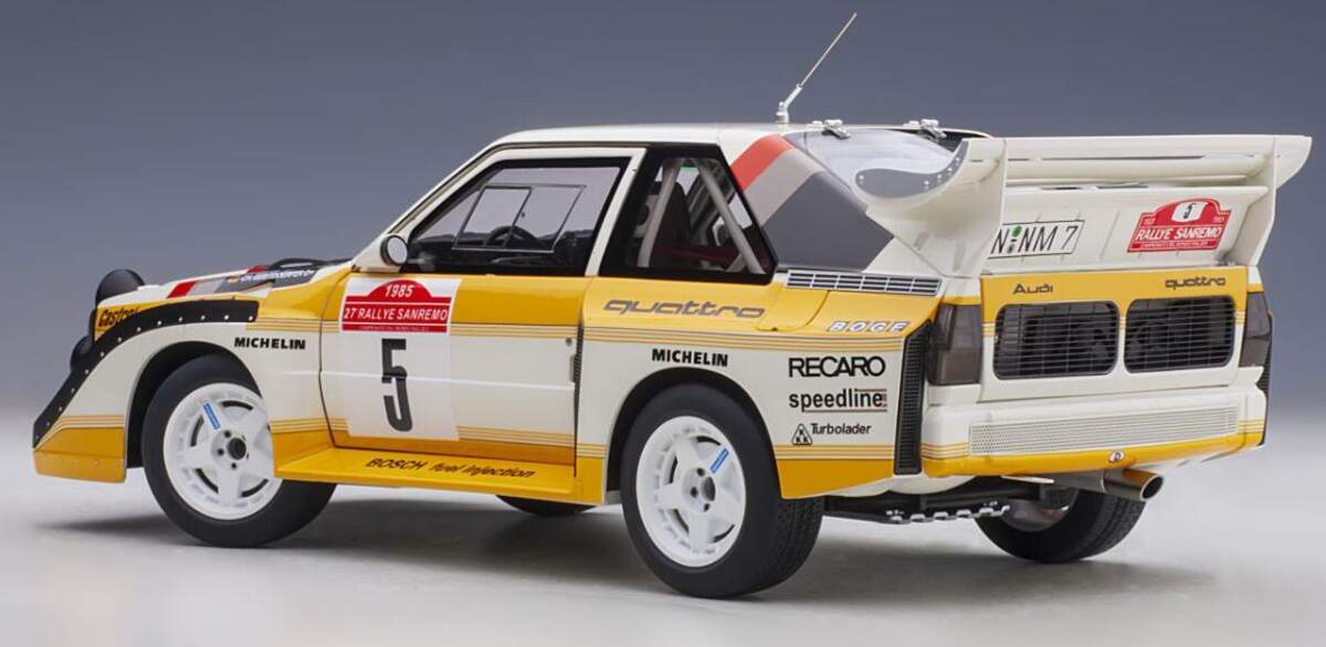 AUTOart Audi Sport Quattro S1 Rally San Remo 1985 #5