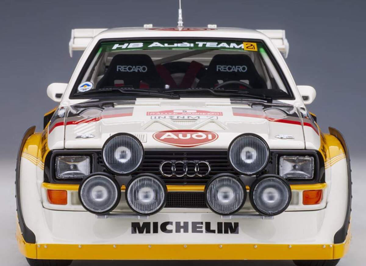AUTOart Audi Sport Quattro S1 Rally San Remo 1985 #5