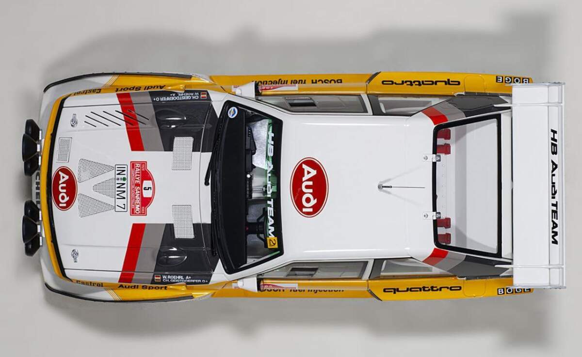 AUTOart Audi Sport Quattro S1 Rally San Remo 1985 #5
