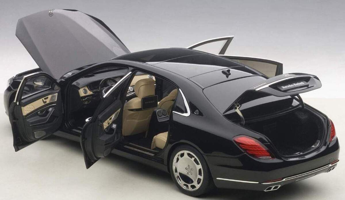 AUTOart Mercedes-Benz Maybach S Klasse S600, 2015, schwarz