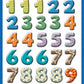 Avery Zweckform 59335, Zahlen Etiketten, Zahlen 0-9, 84 Aufkleber
