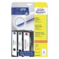 Avery Zweckform L4759-10 Ordnerrücken Etiketten A4, mit ultragrip, 61 x 297 mm, breit/lang, 10 Bogen/30 Etiketten, weiß